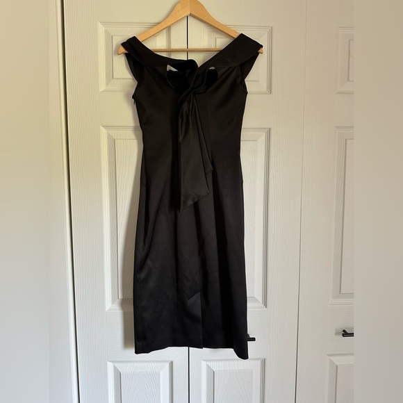 Eliza J Off Shoulder Black Cocktail Dress - Picture 3 of 8